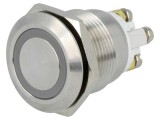 Comutator anti-vandalism ONPOW Poz: 2 SPST-NO 2A/36VDC IP65 &Oslash;19mm