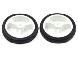 Ax albă cu crestătură D, &Oslash; 32mm - POLOLU WHEEL 32X7MM PAIR