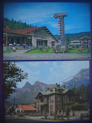 HOPCT LOT 4206 - 2 CARTI POSTALE-BUSTENI -JUD PRAHOVA-CIRCULATE foto
