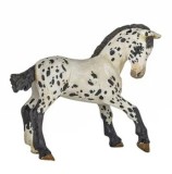 Cumpara ieftin Figurina Papo Rase de cai si ponei - Manz Appaloosa, negru