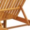 Sezlong 2 buc. Lemn Solid de Acacia Maro - 6