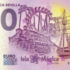 !!! 0 EURO SOUVENIR - SPANIA , SEVILLA , ISLA MAGICA - 2020.1 - UNC