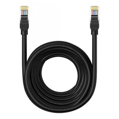 PATCH CORD UTP Baseus Cat5, fire din cupru, round cable, viteza maxima 1 Gbps, PVC, 10m, negru &quot;B00133206111-07&quot; (timbru verde 0.08 lei) - 69321726370