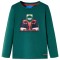 Tricou de copii cu m&acirc;neci lungi, verde, 104