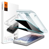 [Pachet 2x] Folie Samsung Galaxy S25 Ultra Spigen Glas.tR EZ Fit HD, privacy