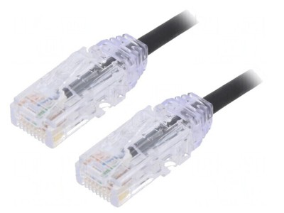 Patch Cord Negru 5m Cat6 UTP LSZH foto