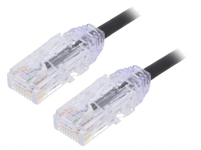 Patch Cord Negru 5m Cat6 UTP LSZH