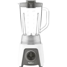 Blender Tefal Blendeo+ BL2C0130, 450W, 1.25L, 2 viteze, Functie Pulse, maruntire gheata, 4 lame detasabile, alb