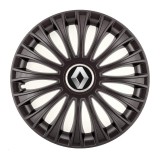 Cumpara ieftin Set 4 Capace Roti, potrivite jantelor de R14, pentru Renault, model dino Negru, Autohelix MSA