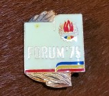 Insigna pionier Forum 75 rara