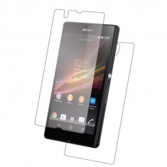 Folie Sticla Sony Xperia Z Fata + Spate Tempered Glass Ecran Display LCD