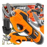Foarfeca electrica cu acumulator pentru curatrea copacilor, florilor, arbustilor, plantelor ornamentale, latime de taiere 22 mm, 7.2V 2Ah, Verke
