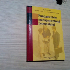 FUNDAMENTELE MANAGEMENTULUI PERSONALULUI - Marian Popescu - 2007, 256 p.