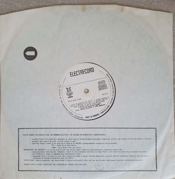 Disc vinil, LP. Gorjule, Plai &amp;#206;nsorit-241117