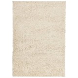 Cumpara ieftin Covor pufos &quot;PAMPLONA&quot; cu fire inalte, auriu modern, 140x200 cm