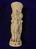 Scultura Sfesnic mistic,formă figuri feminine Cerber la picioare,Sfesnic sculpta