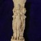 Scultura Sfesnic mistic,formă figuri feminine Cerber la picioare,Sfesnic sculpta