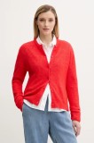 Samsoe Samsoe cardigan din l&acirc;nă NOR culoarea turcoaz, light, F16422744