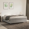 VidaXL Cadru de pat fără saltea, gri deschis, 160x200 cm, catifea 3121126