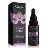 Picaturi gel intim ORGIE Orgasm Drops MOV, stimulare clitoris si exitare, 30 ml