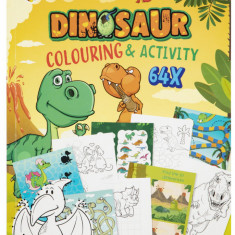 Carte de colorat cu activitati - Dinozaur PlayLearn Toys