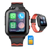 Cumpara ieftin Smartwatch Copii 4G, Cartelă SIM, WhatsApp, Wi-Fi, GPS, Apeluri Video, Mod Ascultare-Foto Spion, Buton SOS, Control Aplicații, GITECH&reg; D35 Pro, Negru