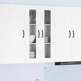 vidaXL Dulap de bucătărie Alb lucios 60 x 31 x 100 cm Lemn compozit 884828