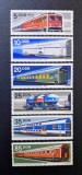 DDR (Germania de Est) 1973 - Seria Completă Industria de Material Rulant / Trenuri și Vagoane (Vereinigter Schienenfahrzeugbau) 6 Valori MNH -MNG1
