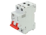 &Icirc;ntrerupător Supracurent MEAN WELL MCB-6K2P-D10 10A 230/400VAC 2 Poli 6kA