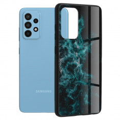 Husa pentru Samsung Galaxy A52 4G / A52 5G / A52s 5G, Techsuit Glaze Series, Blue Nebula