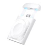 Incarcator wireless portable pentru apple watch, airpods pro 2, fast charging, alb, Oem