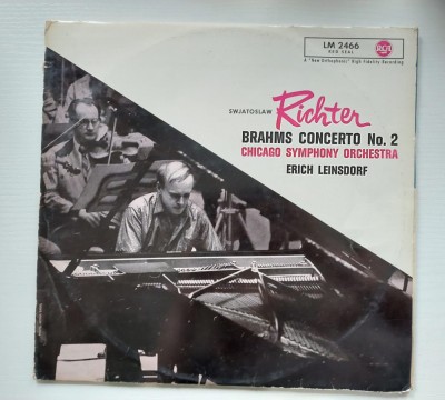 Swjatoslaw Richter, Brahms, &amp;ndash; Brahms Concerto No. 2, disc vinil foto