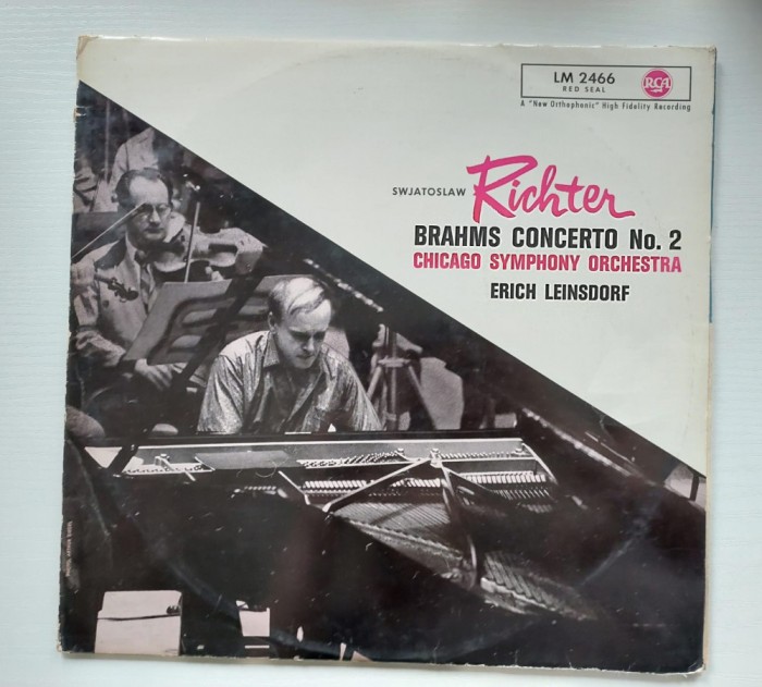 Swjatoslaw Richter, Brahms, &ndash; Brahms Concerto No. 2, disc vinil