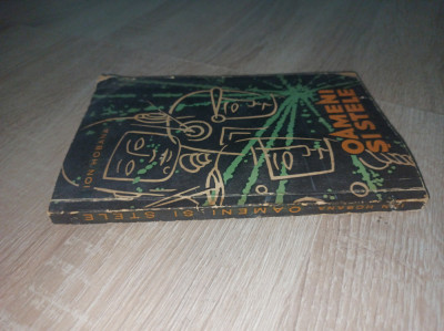 ION HOBANA ( dedicatie ) OAMENI SI STELE,POVESTIRI SF, 1964*DEDICATIE RARA foto