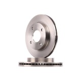 BREMBO Disc frana ventilat interior, cu disc elastic dintat