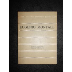 EUGENIO MONTALE - CELE MAI FRUMOASE POEZII (1983)