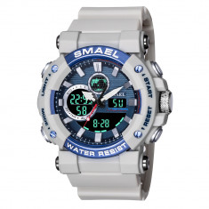 Ceas barbatesc Smael Sport Casual Dual Time Alarma Cronometru