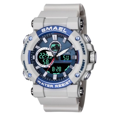 Ceas barbatesc Smael Sport Casual Dual Time Alarma Cronometru foto