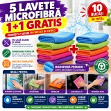 SMARTECH 5+5 GRATIS Lavete magice microfibra, 25x25cm, Multicolor