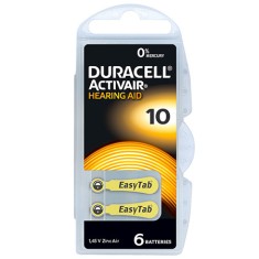 BATERIE AUDITIVA DURACELL 10 BLISTER 6 BUC DUR-10
