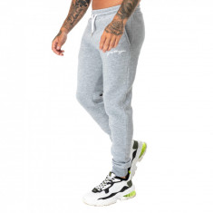 Pantaloni Justhype Scribble Logo Joggers HYPSCRIB0010 gri