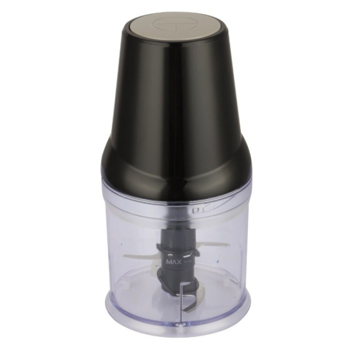 Tocator electric pentru alimente Rosberg Premium, 400 W, 500 ml, lama dubla, Negru