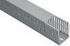 Canal cablu perforat 2m slitat 60x40mm gri pentru circuite electrice in tablouri, Elettrocanali