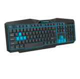 Cumpara ieftin Tastatura Gaming USB, Esperanza Tirionos, iluminata LED albastru, 104 taste, neagra