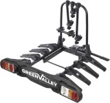 Suport pentru 4 biciclete sau 2 electrice cu prindere pe carligul de remorcare Green Valley Discovery 4