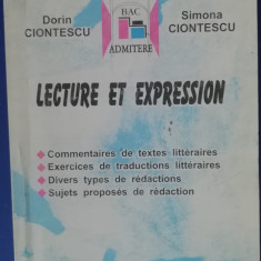 myh 36f - Ciontescu - Lecture et expression - limba franceza - ed 1998