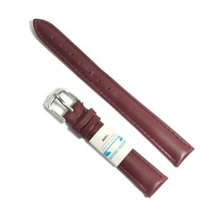 Curea de ceas din piele naturala Matteo Ferari culoare Rosu-Bordo -12mm 14mm