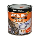 Vopsea email anticoroziva 3 in 1 portocaliu 2004 pe baza de solvent 1L, direct pe rugina, interior si exterior Breckner Germany