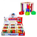 Cuburi senzoriale, pentru bebelusi, 6 buc/set, Oem