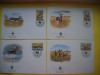 HOPCT PLIC FDC S NR 271 SET 4 FDC ANTILOPA NEAGRA ZAMBIA 1987